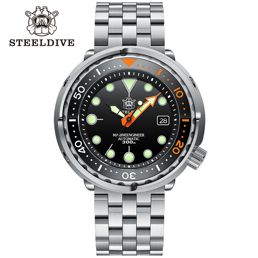Seiko Watch Prospex - STEELDIVE oficjalny SD1975C w pełni automatyczny