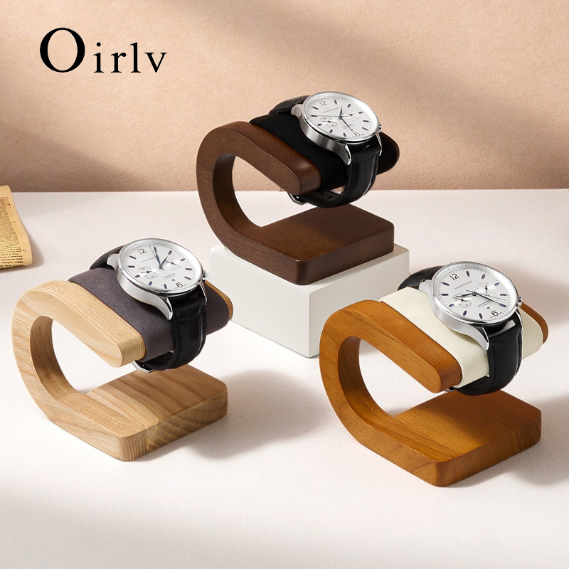 Jewelry And Watches Inc - Oirlv Drewniany stojak na zegarki z